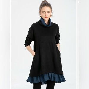 Minibee Women's Oversized Sweatshirt Dress